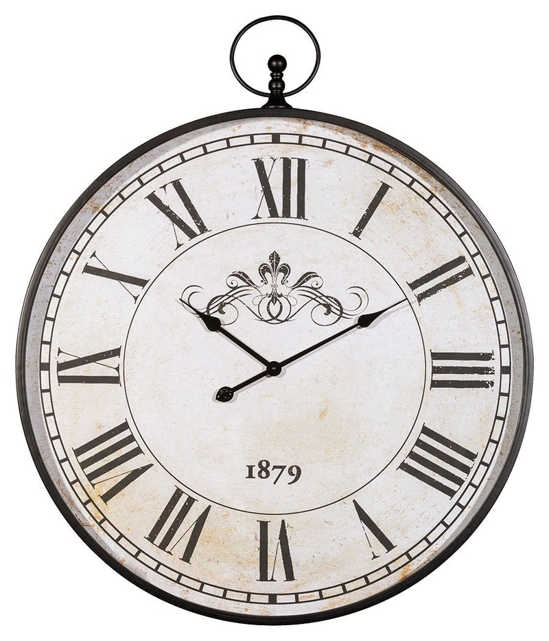 Augustina - Antique Black - Wall Clock.