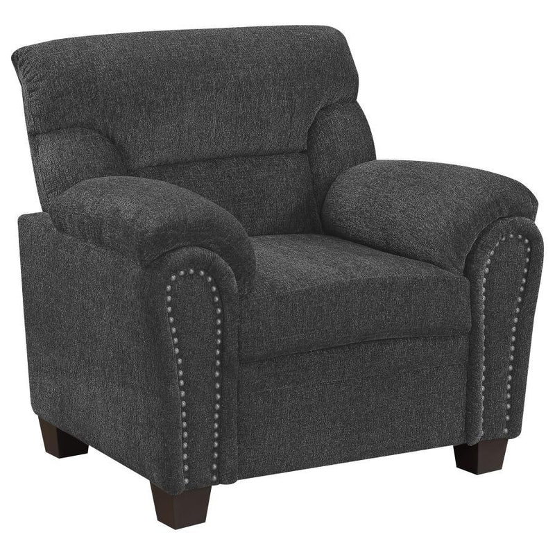 Clemintine - Upholstered Chair with Nailhead Trim - Grand Furniture GA