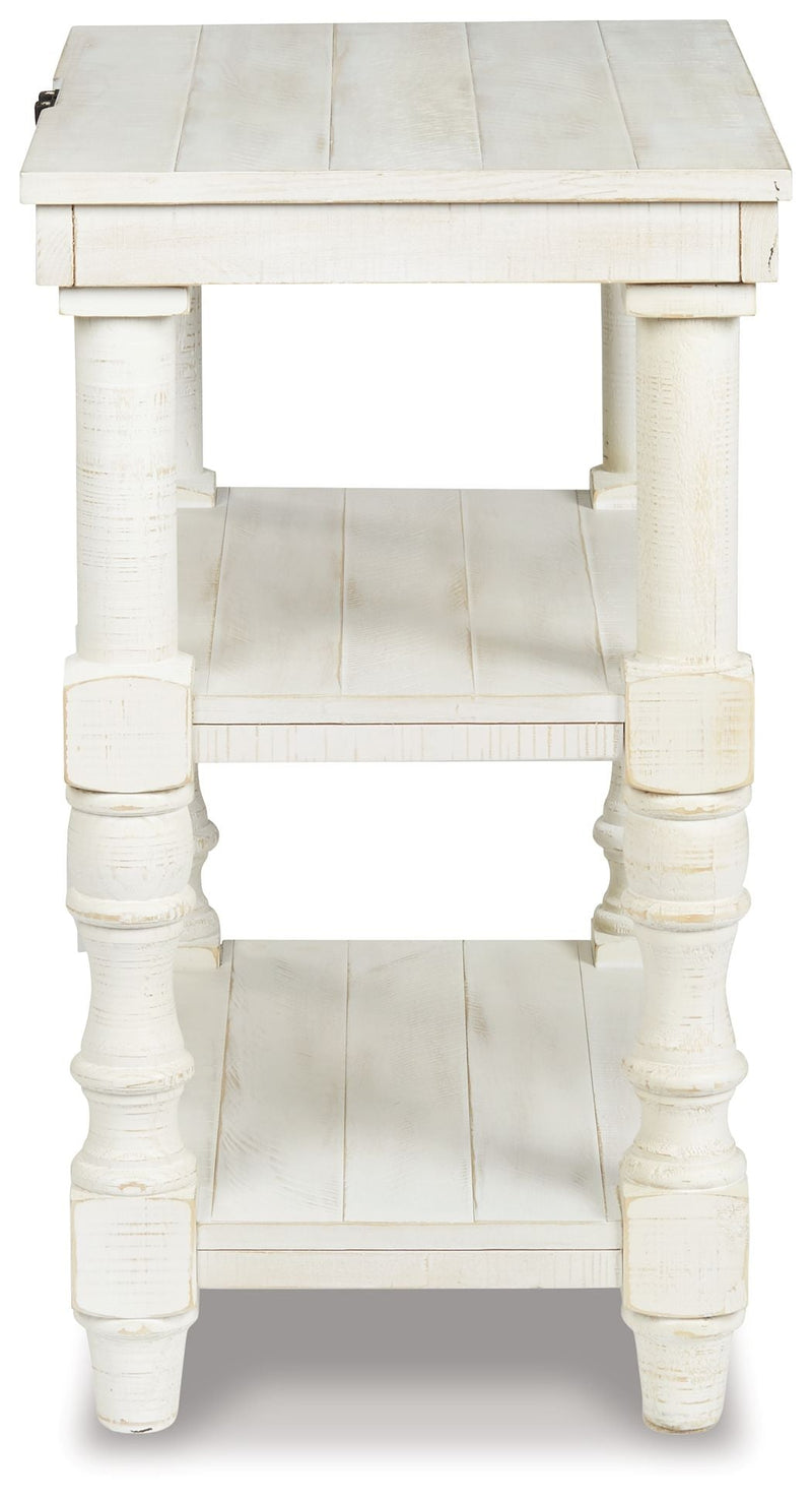 Dannerville - Antique White - Accent Table.