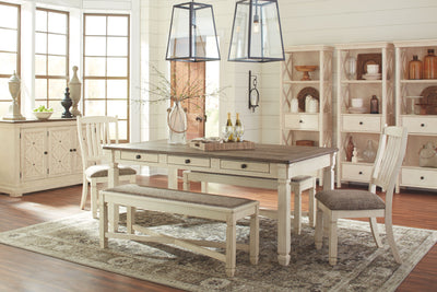 Bolanburg - Beige - Rectangular Dining Room Table.