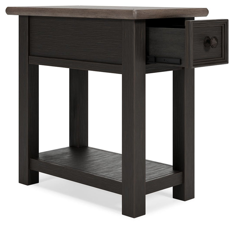 Tyler - Black / Gray - Chair Side End Table.