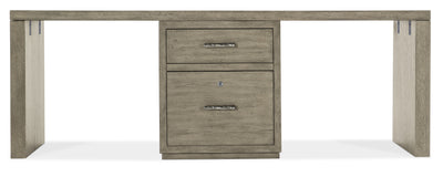 Linville Falls - Desk - 84" Top - Small File And 2 Legs