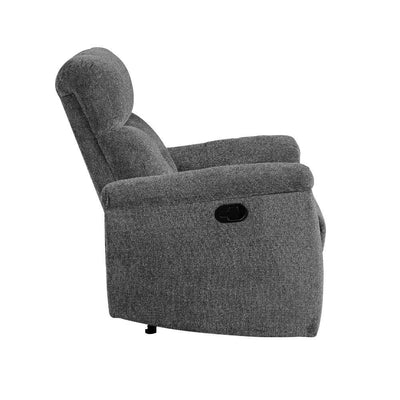 Treyton - Recliner - Gray Chenille - Grand Furniture GA