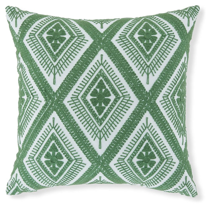 Bellvale - Green / White - Pillow.