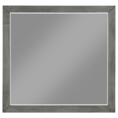 Nathan - Rectangular Dresser Mirror - Gray