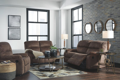 Bolzano - Coffee - 2 Pc. - Reclining Sofa, Loveseat.