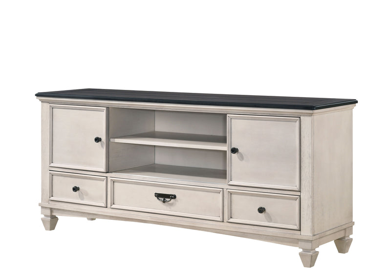 Sawyer - Tv Stand - Beige - Grand Furniture GA