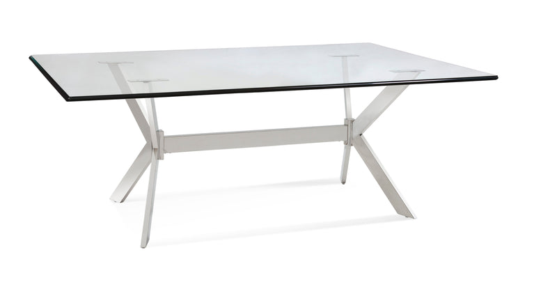 Bowen - Rectangular Dining Table - Silver