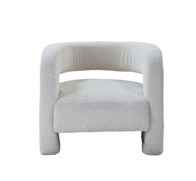 Yitua - Accent Chair - White Teddy Sherpa - Grand Furniture GA