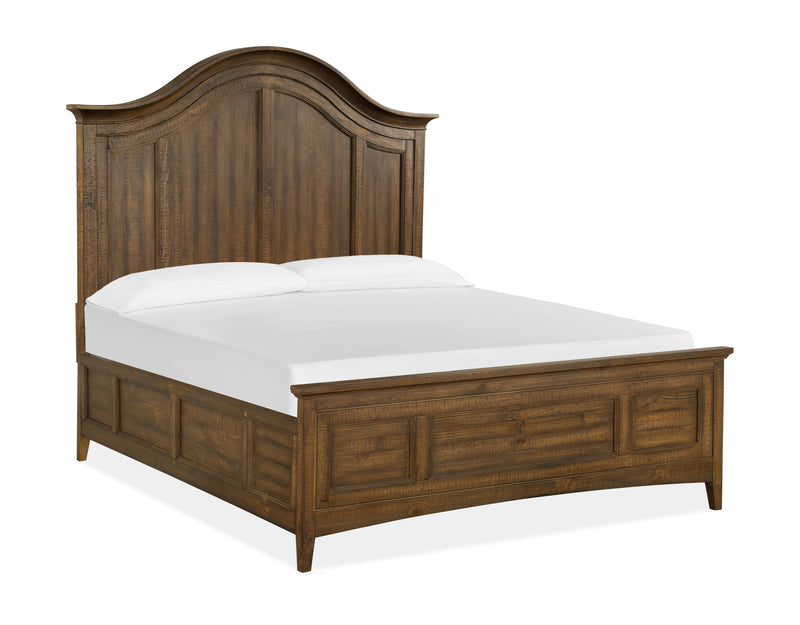 Bay Creek - Complete Arched Bed With Regular Rails.