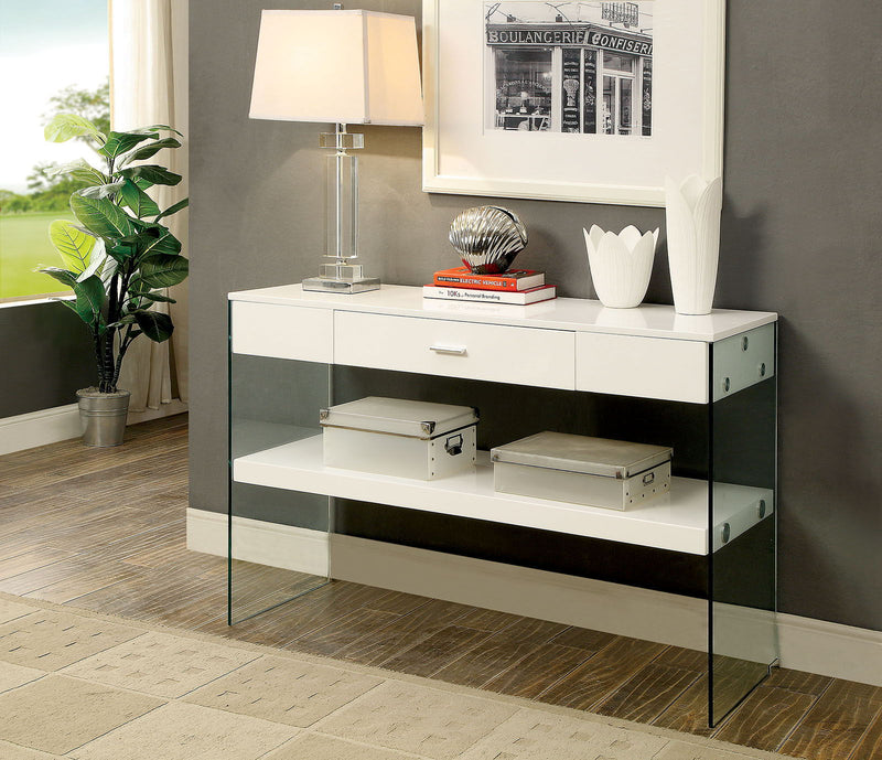 Raya - Sofa Table - White - Grand Furniture GA