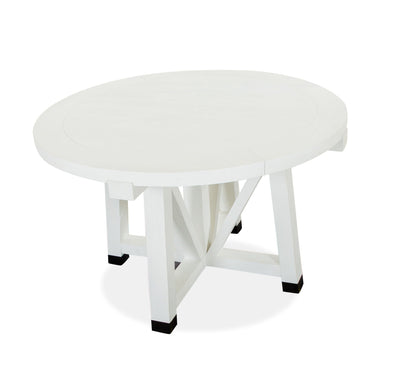 Harper Springs - Round Dining Table - Silo White.