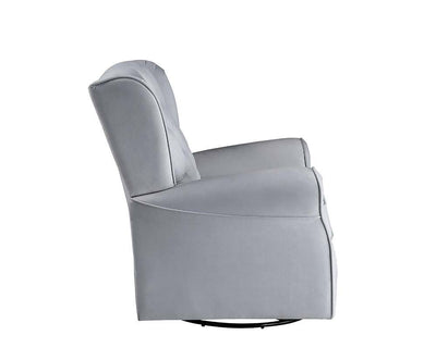 Zeger - Swivel Chair - Gray Fabric - Grand Furniture GA