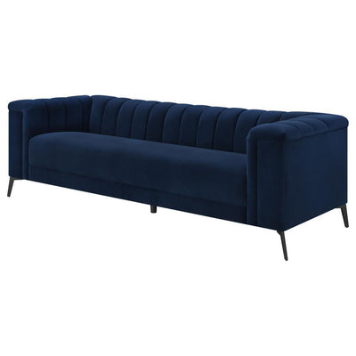 Chalet - Tuxedo Arm Sofa - Blue.