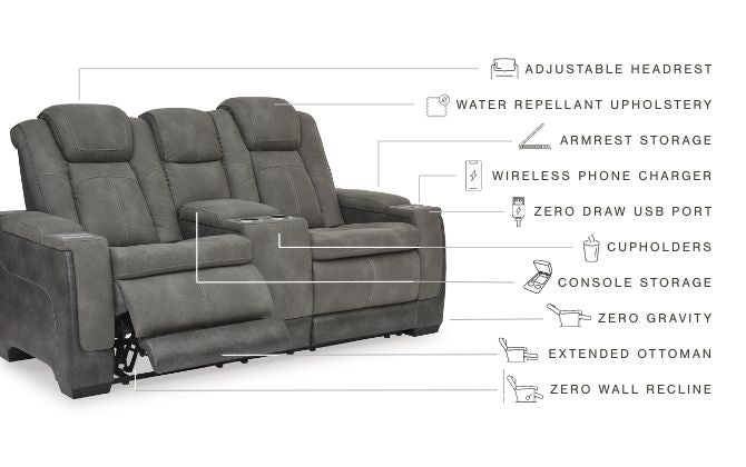 Next-Gen Durapella - Power Reclining Loveseat