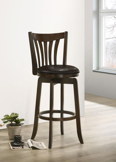 Lambert - Swivel Bar Stool With Upholstered Seat