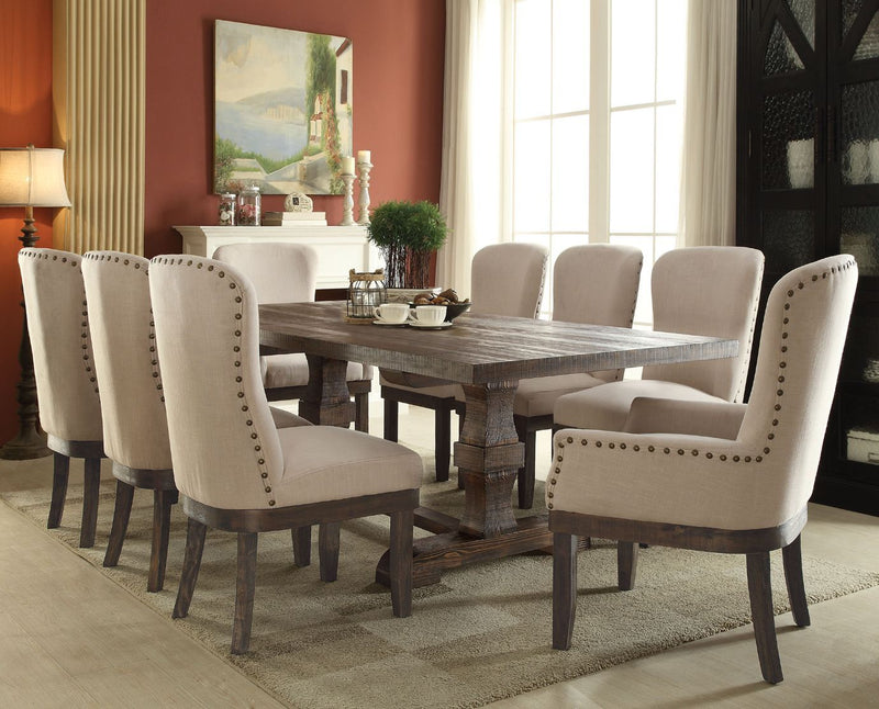 Landon - Dining Table - Salvage Brown