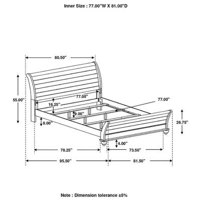 Stillwood - Sleigh Panel Bed - Panel Beds - Grand Furniture GA