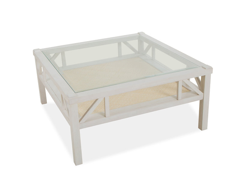 Ellison - Square Cocktail Table - Antique White.