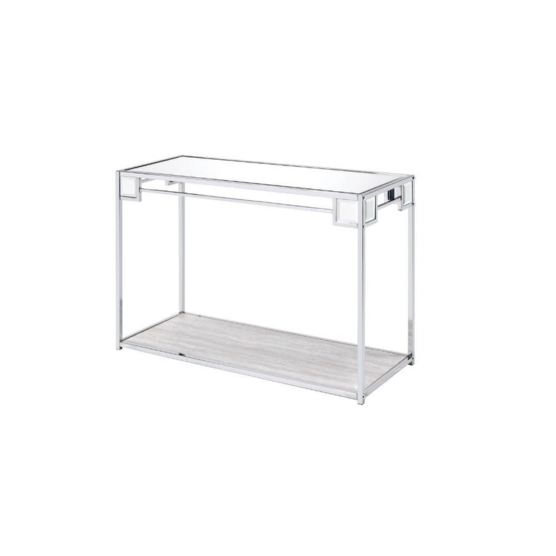 Asbury - Accent Table - Mirrored, Chrome - Grand Furniture GA