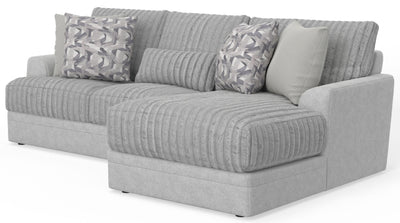 Titan - 2 Piece Sofa Chaise With Comfort Coil Seating (Right Side Facing Chaise) - Moonstruck