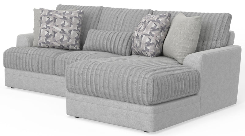 Titan - 2 Piece Sofa Chaise With Comfort Coil Seating (Right Side Facing Chaise) - Moonstruck