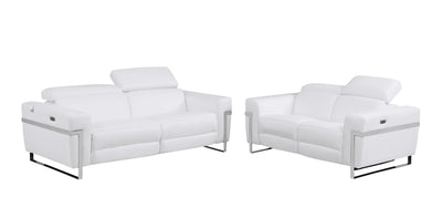 990 - Power Reclining Set With Power Headrest.