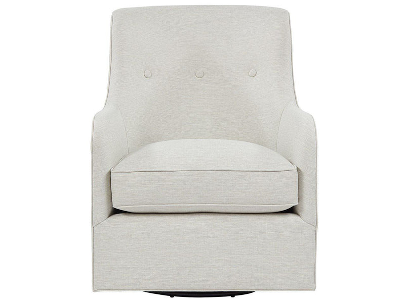 Mawyer - Swivel Chair - Special Order - Pearl Silver