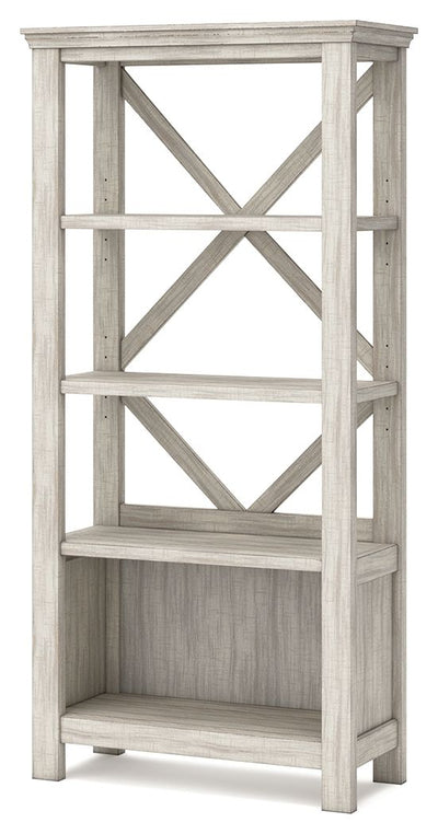 Carynhurst - Whitewash - Large Bookcase.