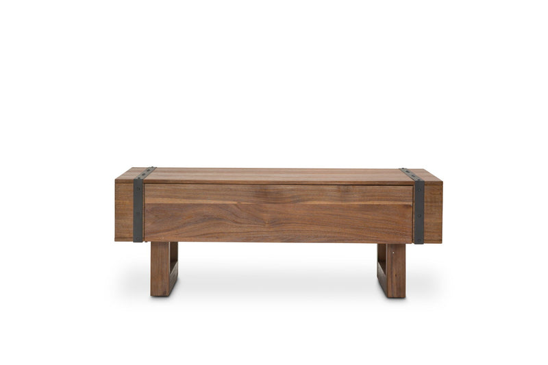 Brooklyn Walk - Rectangular Cocktail Table - Burnt Umber.