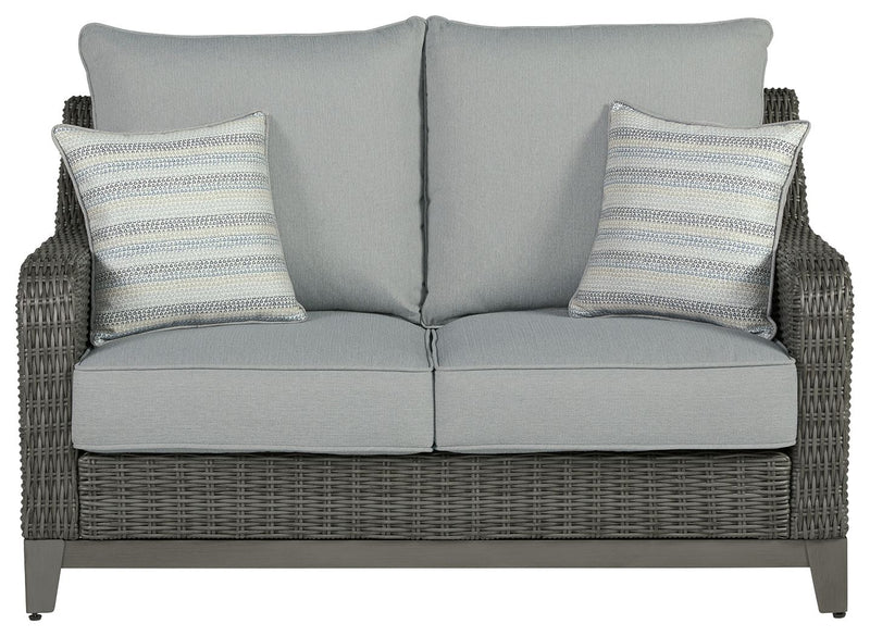 Elite Park - Gray - Loveseat W/Cushion.