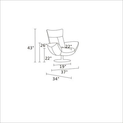 C74 - Swivel Chair - Swivel Chairs - Grand Furniture GA