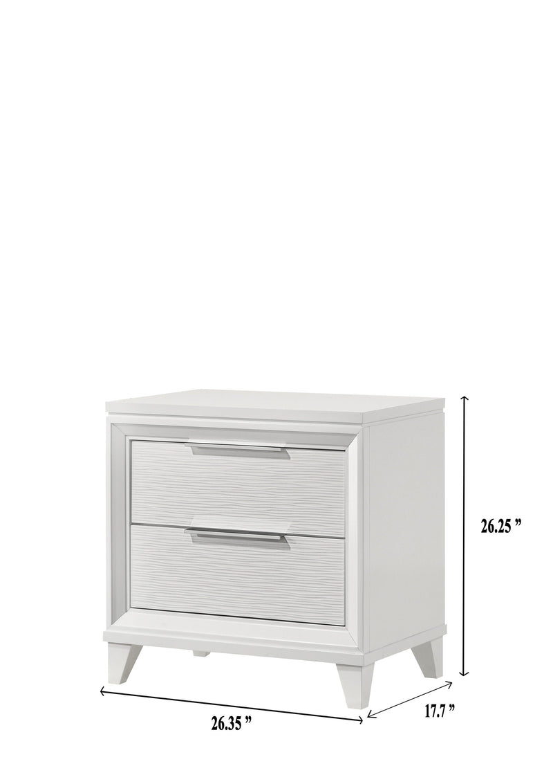 Cressida - Nightstand - White.