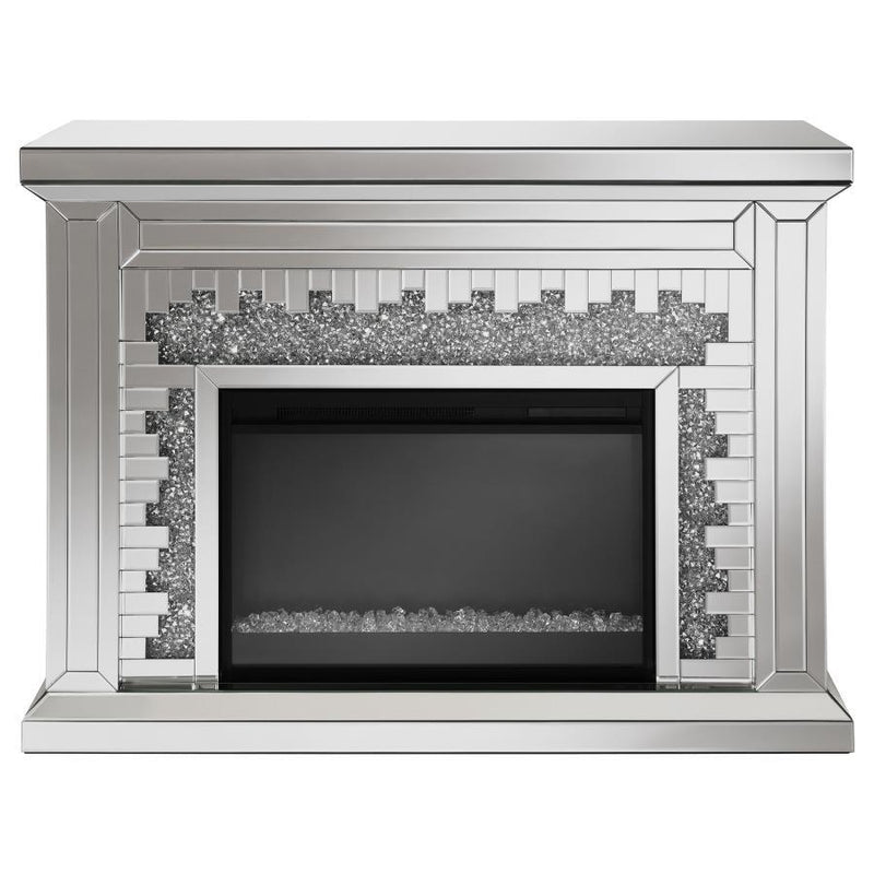 Gilmore - Rectangular Freestanding Fireplace Mirror.