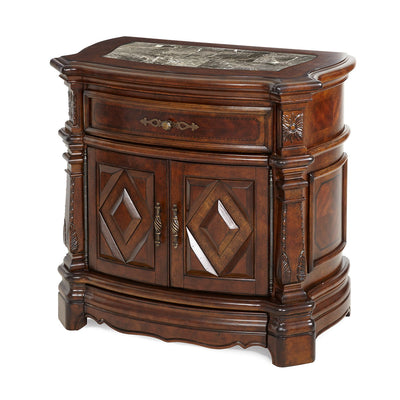 Windsor Court - Nightstand - Vintage Fruitwood.