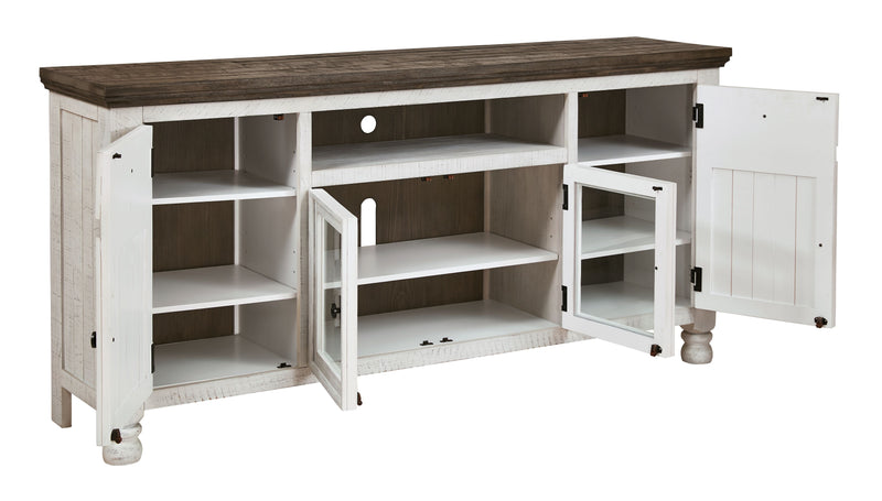 Havalance - Brown / Beige - Extra Large TV Stand - 4 Doors.