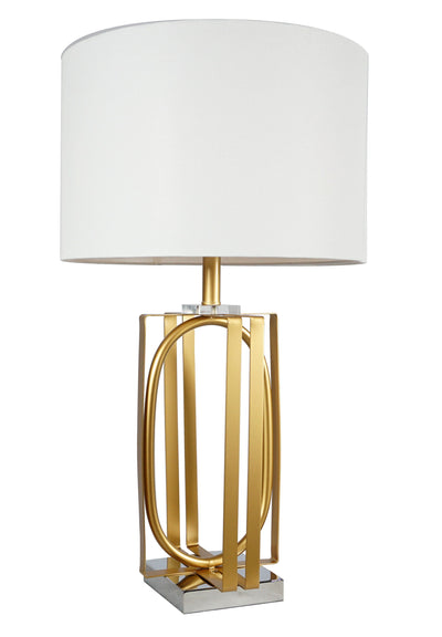 Table Lamp (Set of 2) - Gold & White