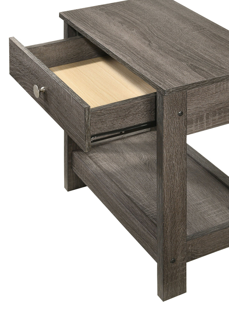 Skyler - Nightstand - Gray - Grand Furniture GA