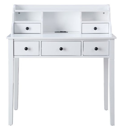 Agia - Desk - White Finish - Grand Furniture GA