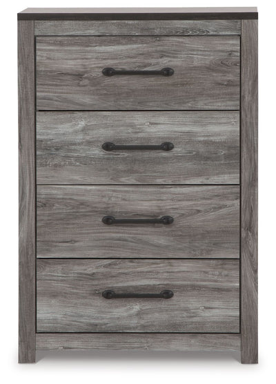 Bronyan - Dark Gray - Four Drawer Chest.