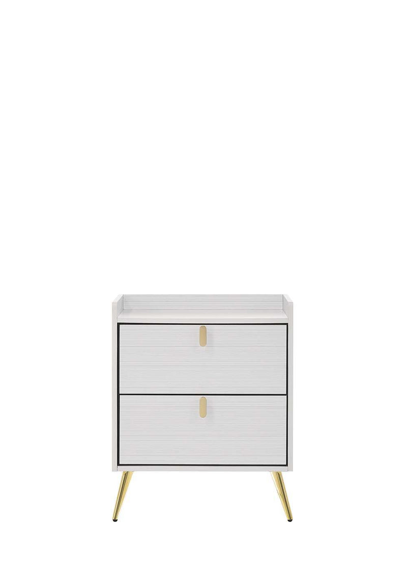 Zeena - Nightstand - White Finish - Grand Furniture GA