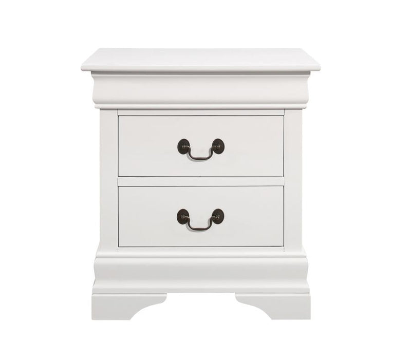 Louis Philippe - Two-drawer Nightstand