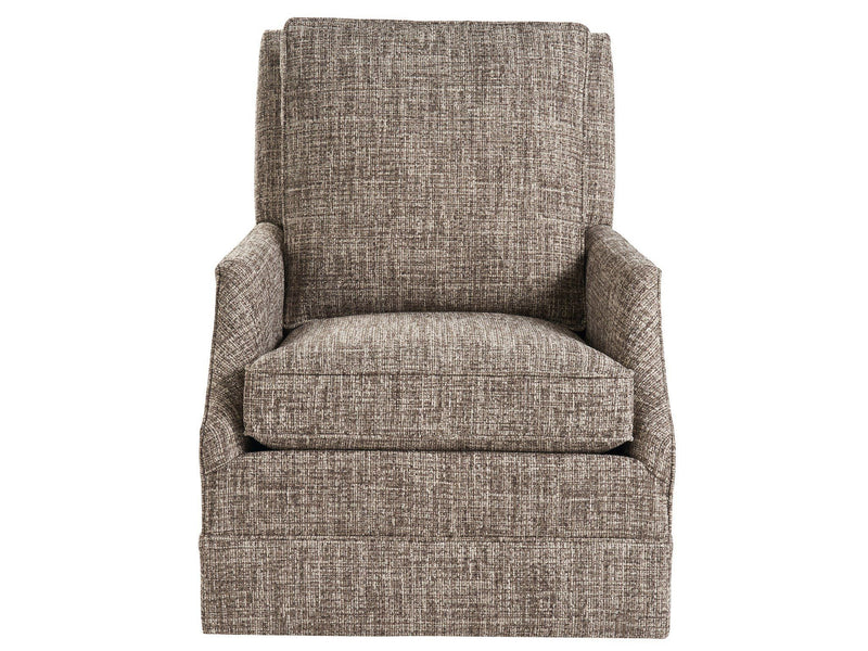 Jocelyn - Swivel Chair - Dark Brown