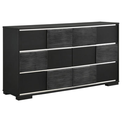 Blacktoft - 6-Drawer Dresser - Black.