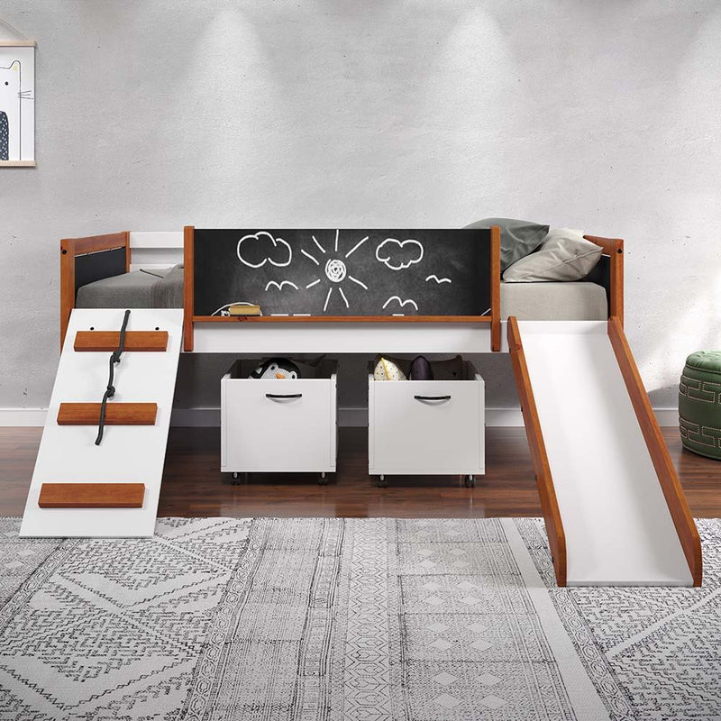 Aurea - Storage - Cherry Oak & White Finish - Grand Furniture GA