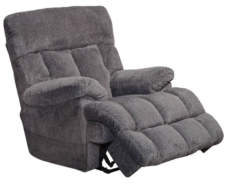 Sterling - Power Headrest/Lumbar Power Lay Flat Recliner With Heat & Massage