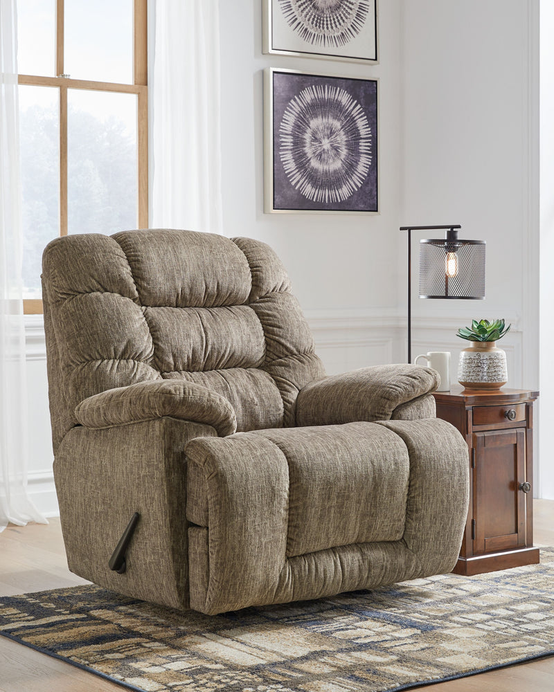 Bridgtrail - Taupe - Rocker Recliner.