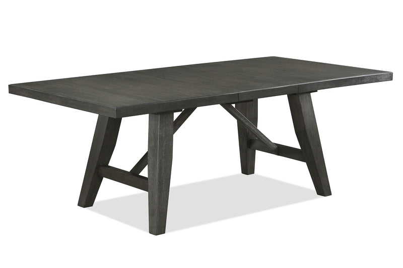 Rufus - Dining Table (1 X 18 Leaf) - Black - Grand Furniture GA