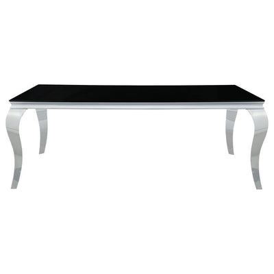 Carone - Rectangular Glass Top Dining Table - Dining Tables - Grand Furniture GA