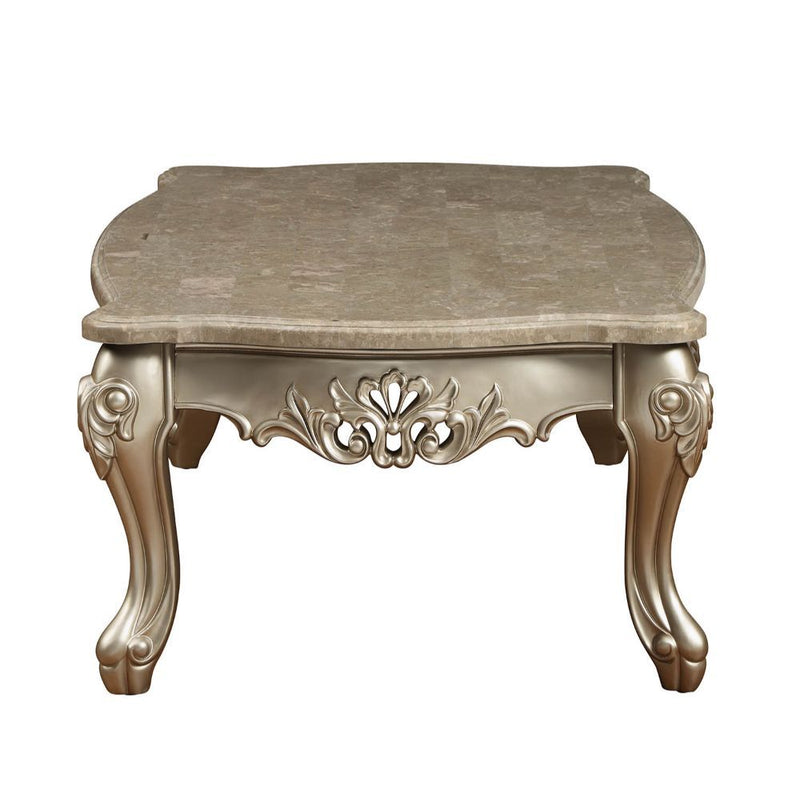 Ranita - Coffee Table - Marble & Champagne - Grand Furniture GA